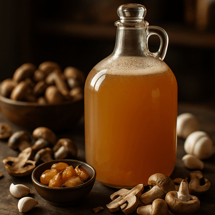 Savory Garlic Mushroom Mead image