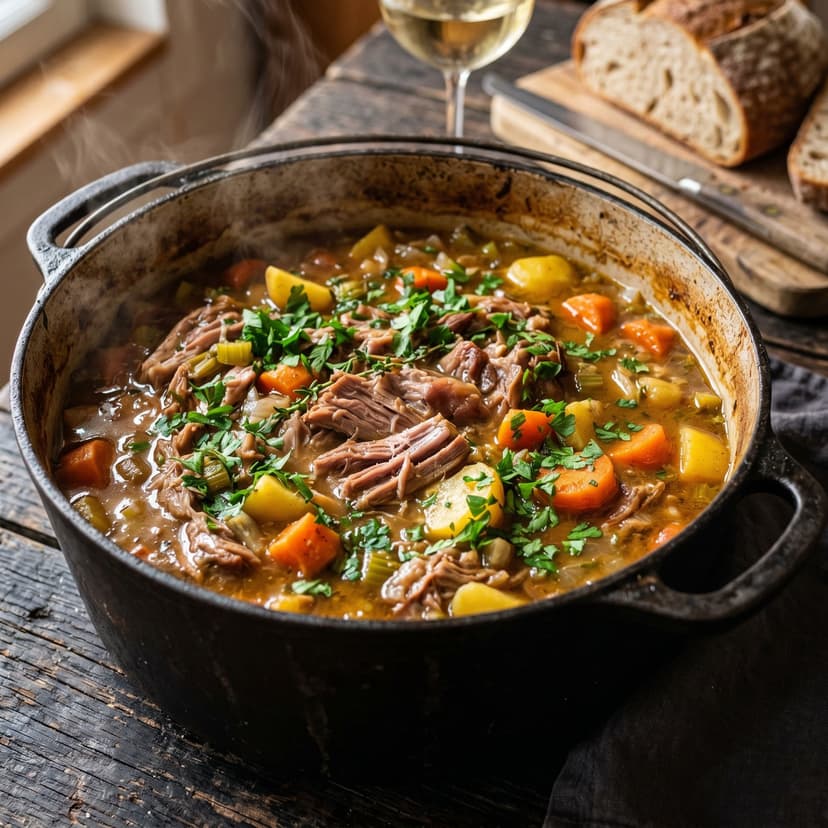 Hearty Rustic Pork Hock Stew image