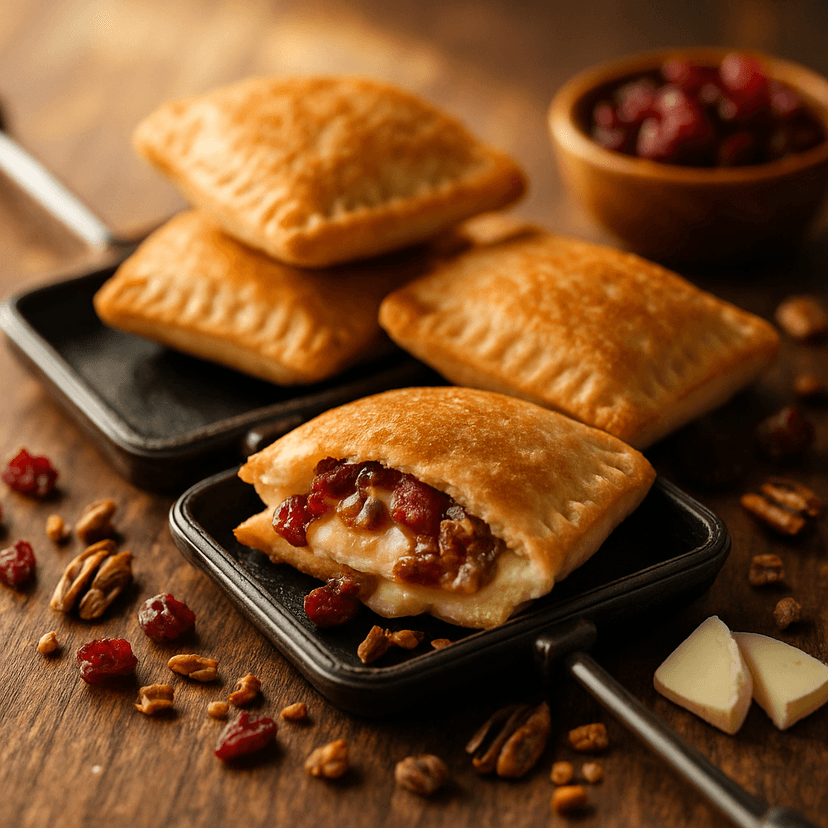 Cranberry Pecan Baked Brie Pockets image