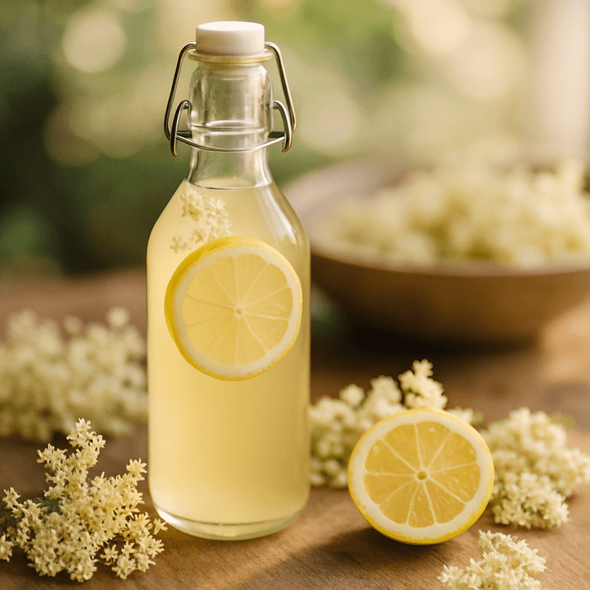 Zesty Elderflower Cordial image