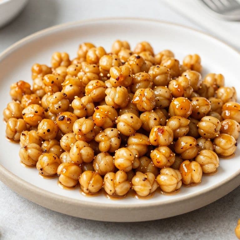 Spicy Honey Roasted Chickpeas