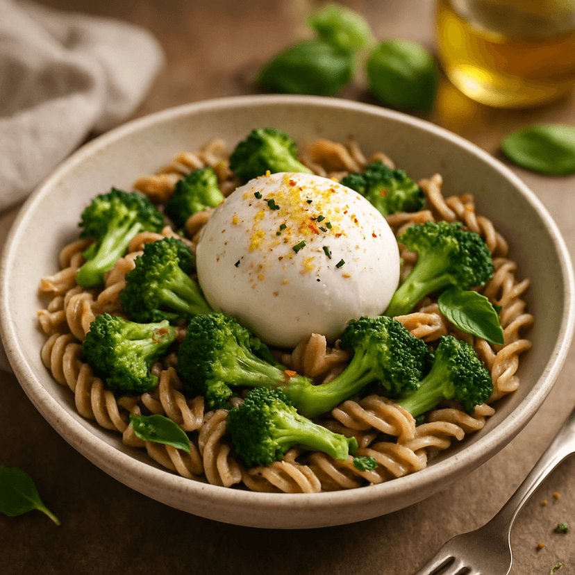 Broccoli Burrata Light Pasta image
