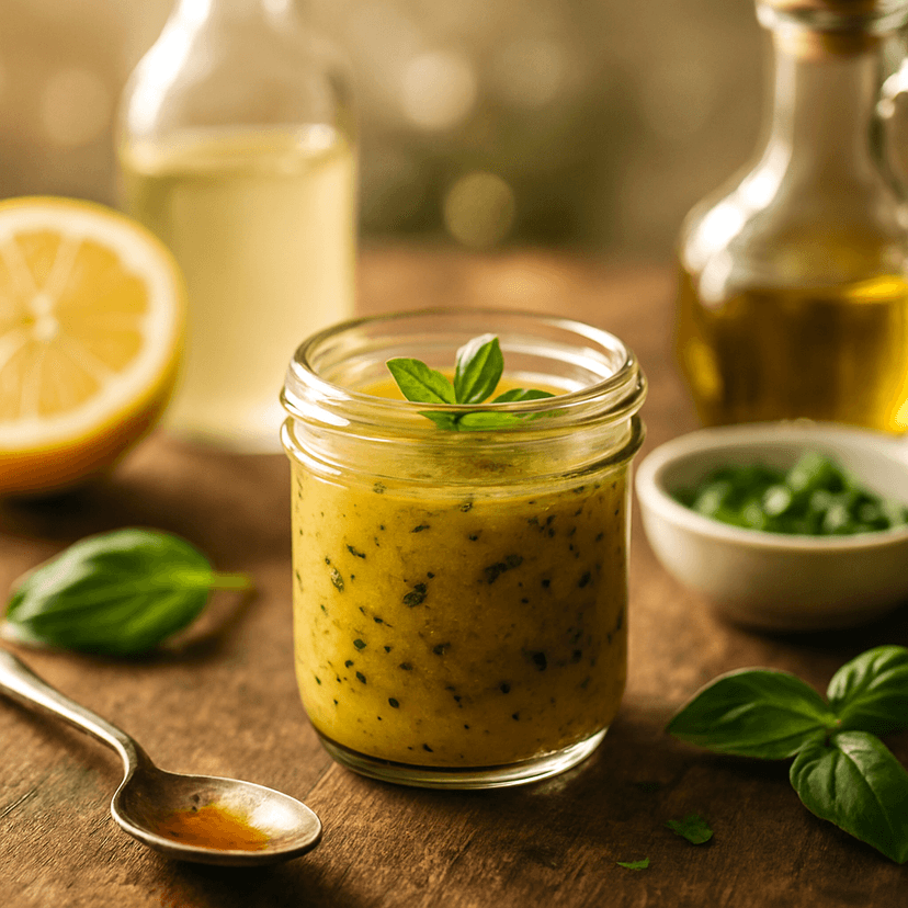 Elderflower Basil Citrus Dressing image