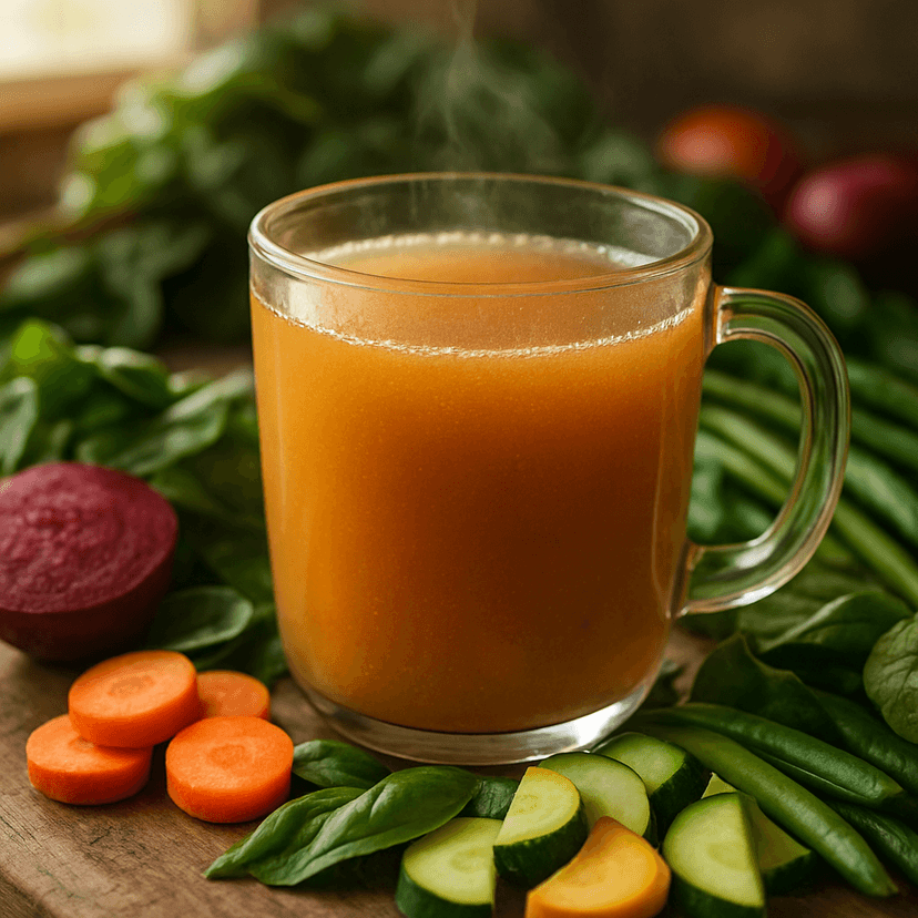 Hearty Garden Veggie Broth image