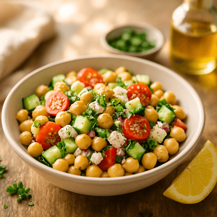 Fresh Mediterranean Chickpea Bowl image