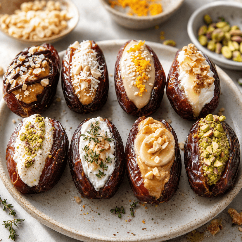 Stuffed Medjool Dates, Eight Ways image