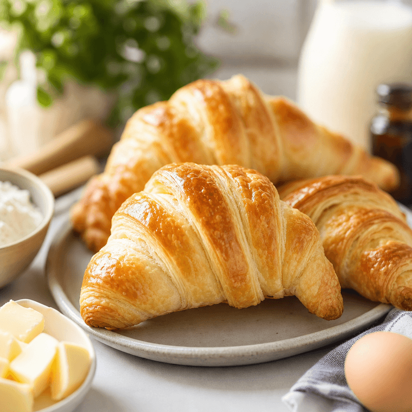 Buttery No-Yeast Croissants