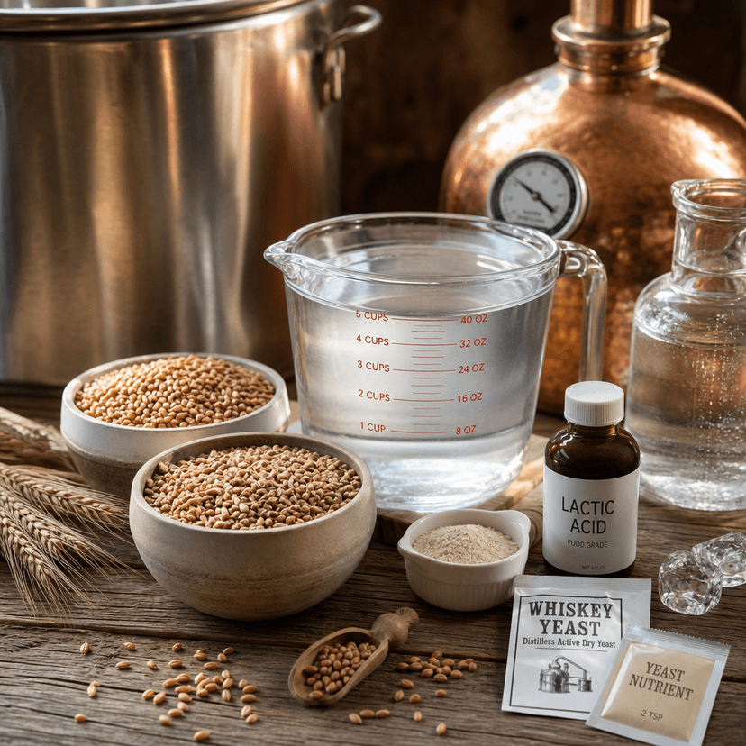 Wheat Whiskey (Mash & Distillation) image