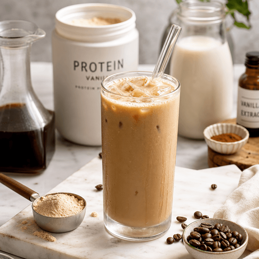 Creamy Protein Iced Coffee image