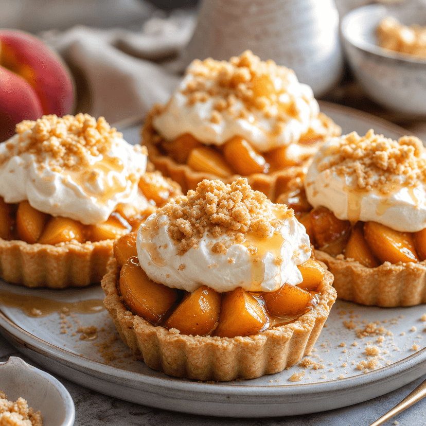 Shire Peach Cream Tartlets image