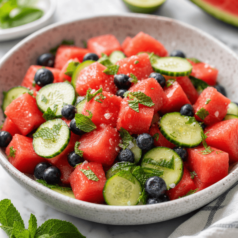 Cool Summer Watermelon Salad image