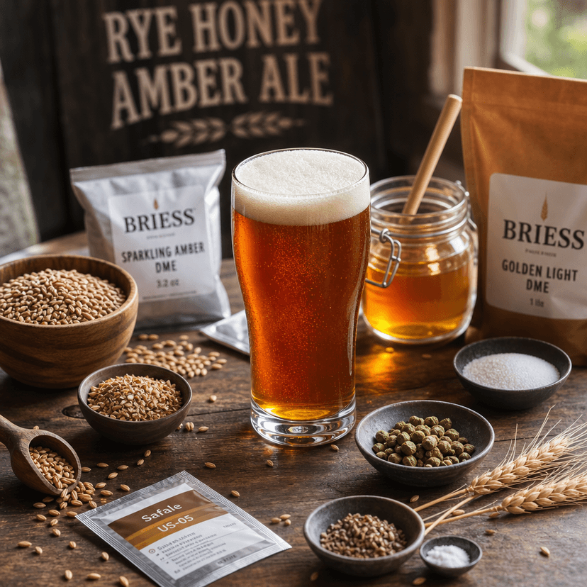 Rye Honey Amber Ale image