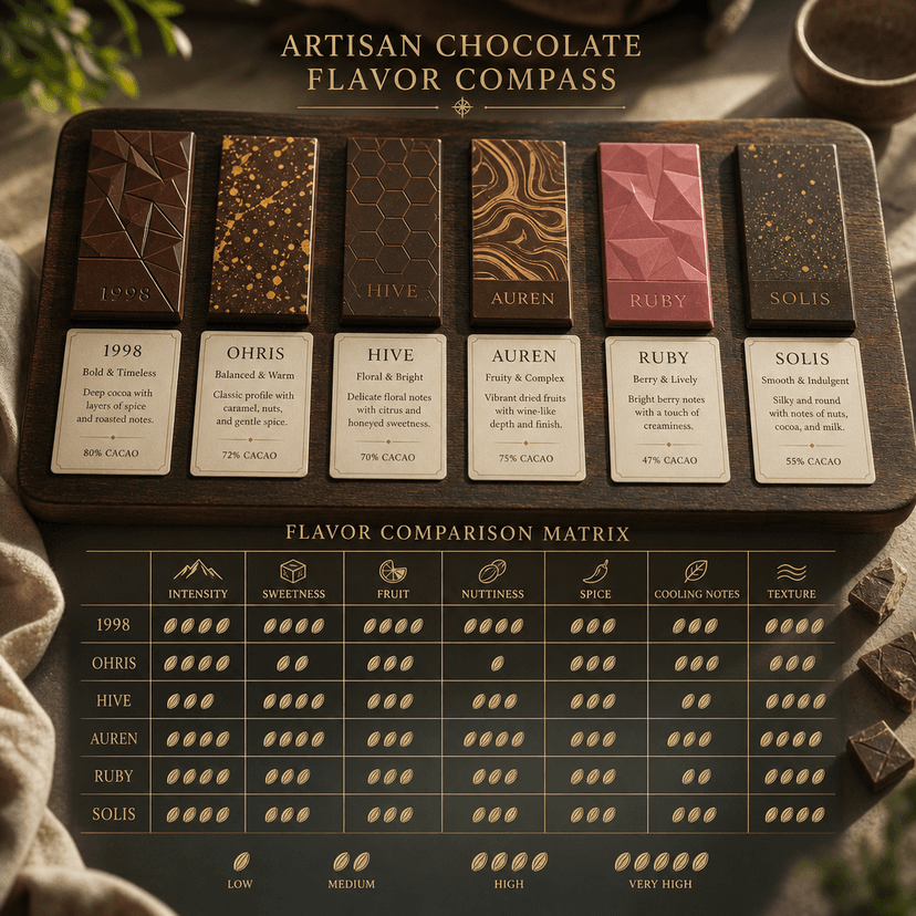 Artisan Chocolate Flavor Compass image