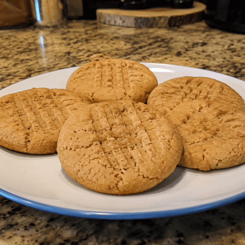 Chewy Peanut Butter Honey Cookies image