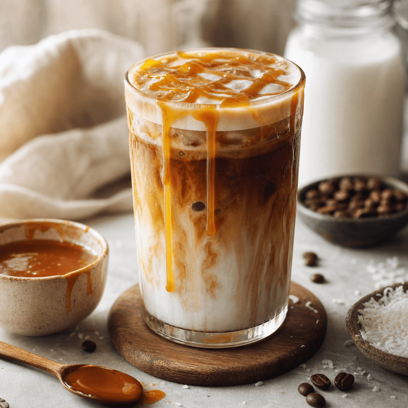 Coconut Milk Caramel Macchiato image
