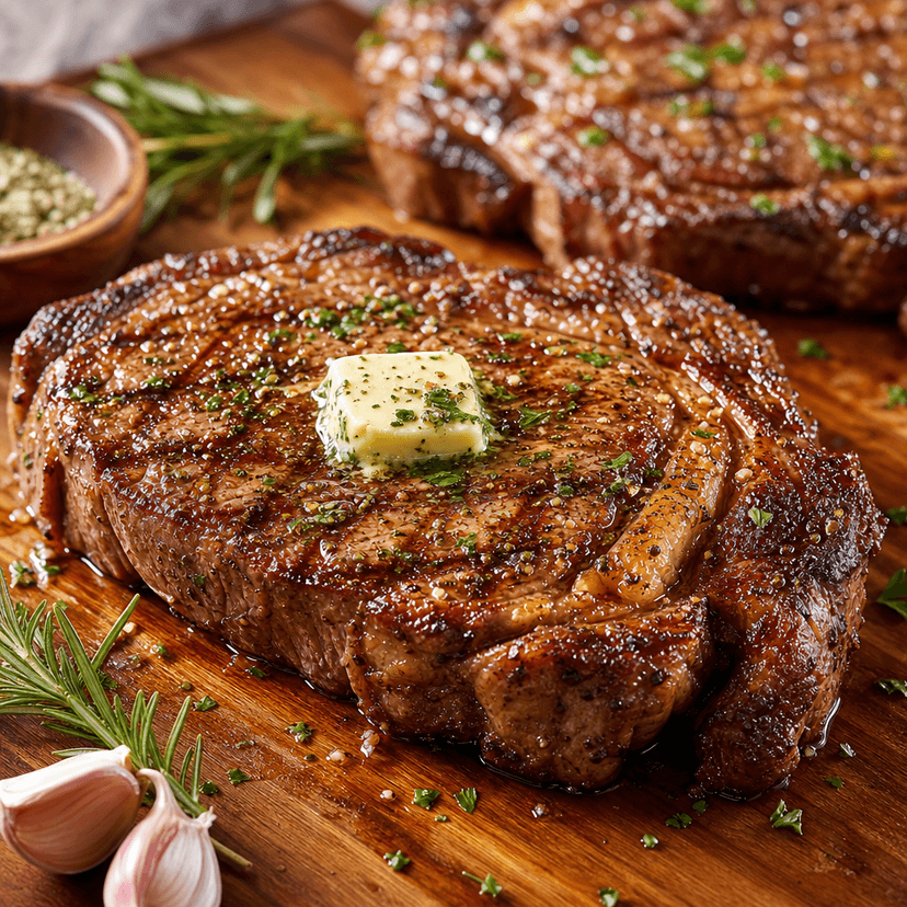Garlic Herb Grilled Steak image