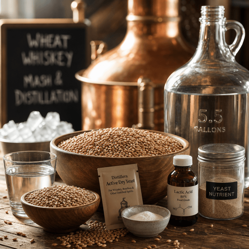 Wheat Whiskey (Mash & Distillation)