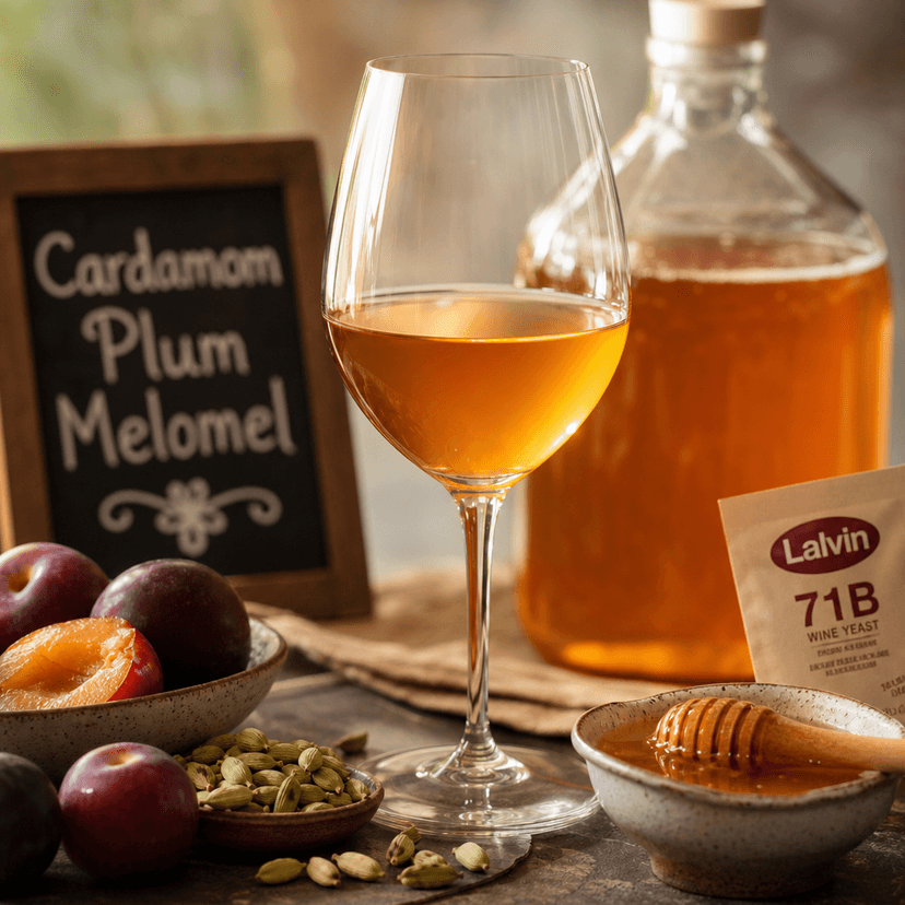 Cardamom Plum Melomel