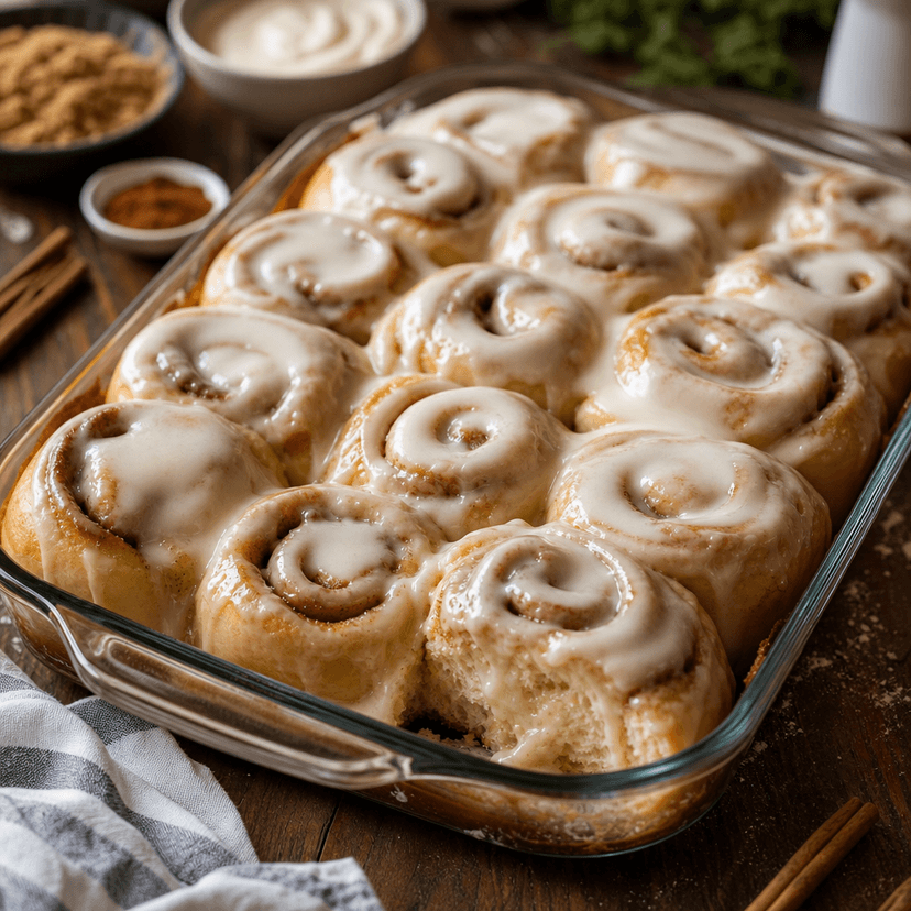 Cream-Soaked Cinnamon Rolls image