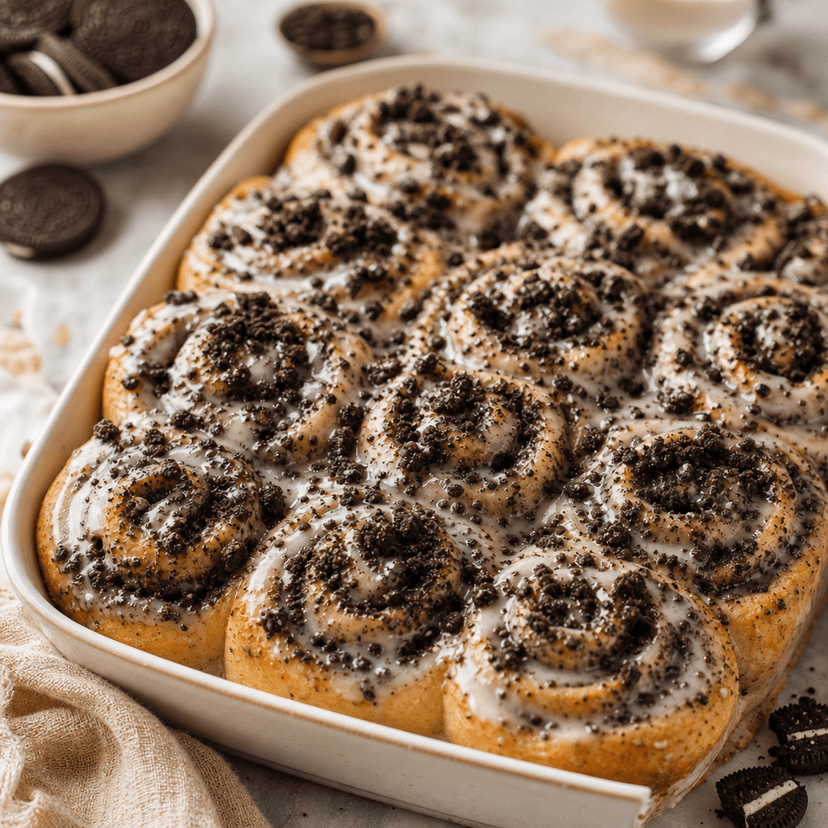 Oreo Cinnamon Swirl Rolls image