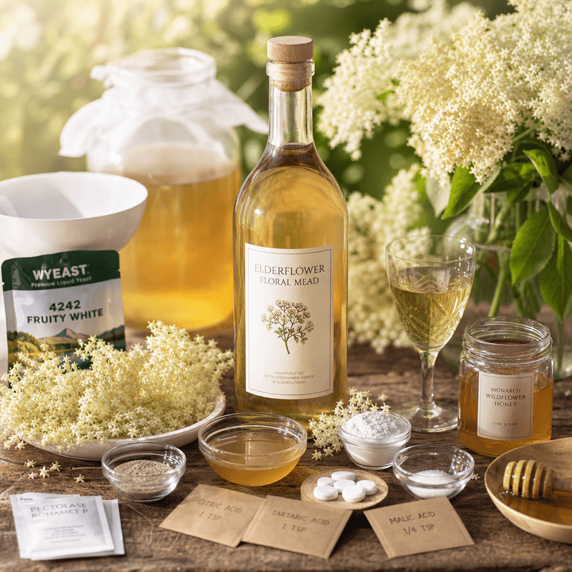 Elderflower Floral Mead image
