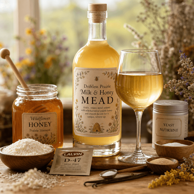 Driftless Prairie Milk & Honey Mead