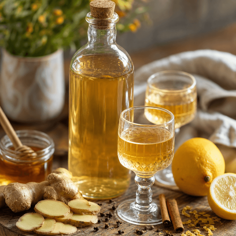 Spiced Ginger Root Mead image