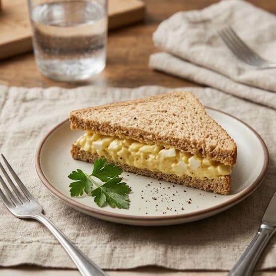 Creamy Classic Boiled Egg Mayo Sandwich image