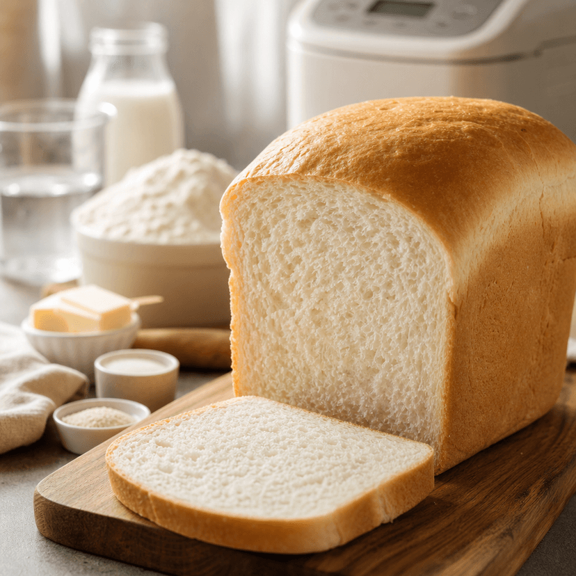 Classic Bread Machine White Loaf image