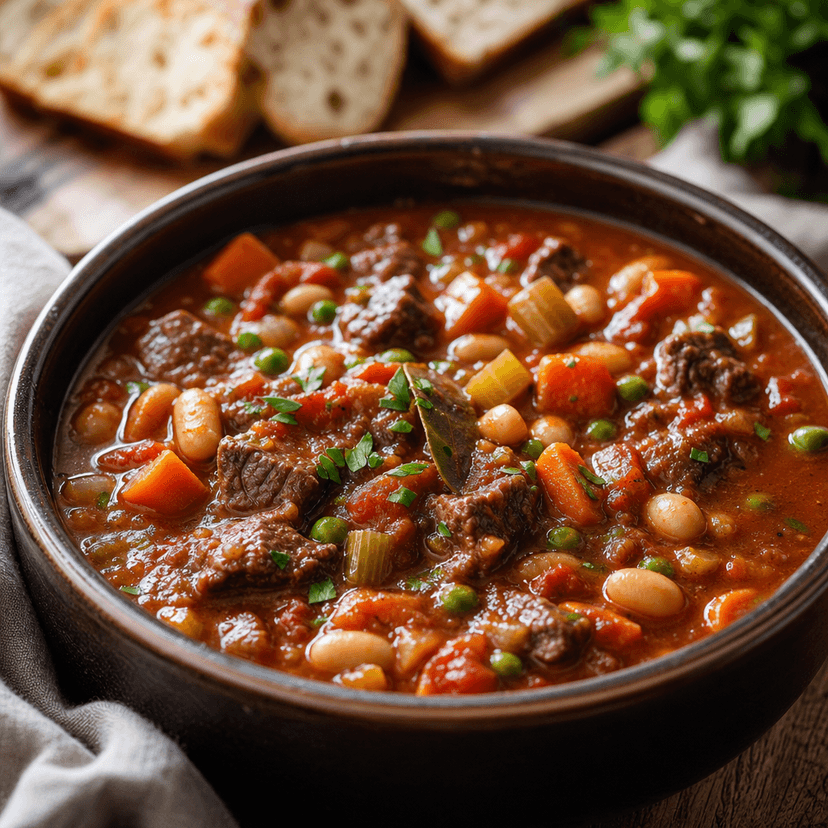 Smoky Beef and Bean Hearth Stew image