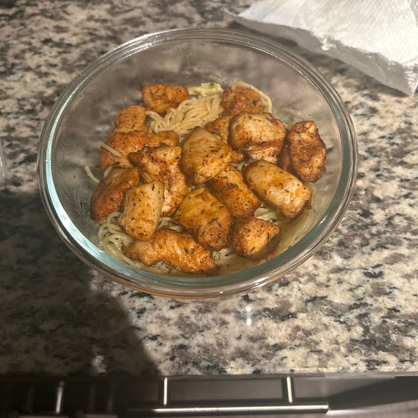 Cajun Air Fryer Chicken Bites image