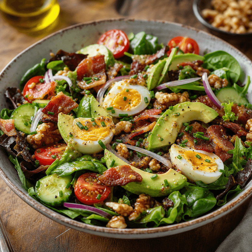 Bacon and Avocado Salad image