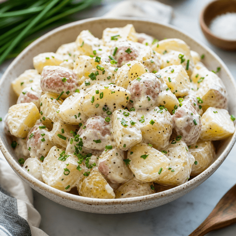 Creamy Chive Sour Cream Potatoes image