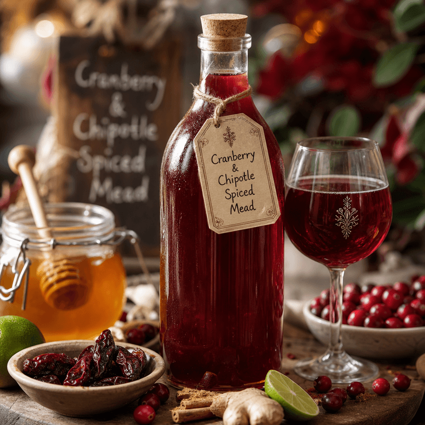 Cranberry & Chipotle Spiced Mead