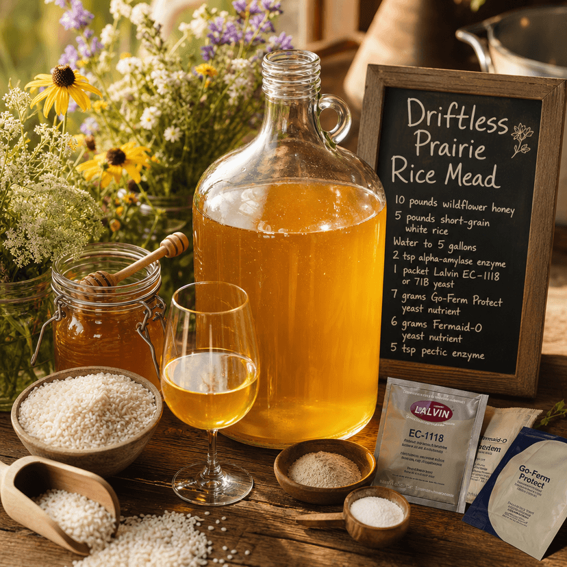 Driftless Prairie Rice Mead image