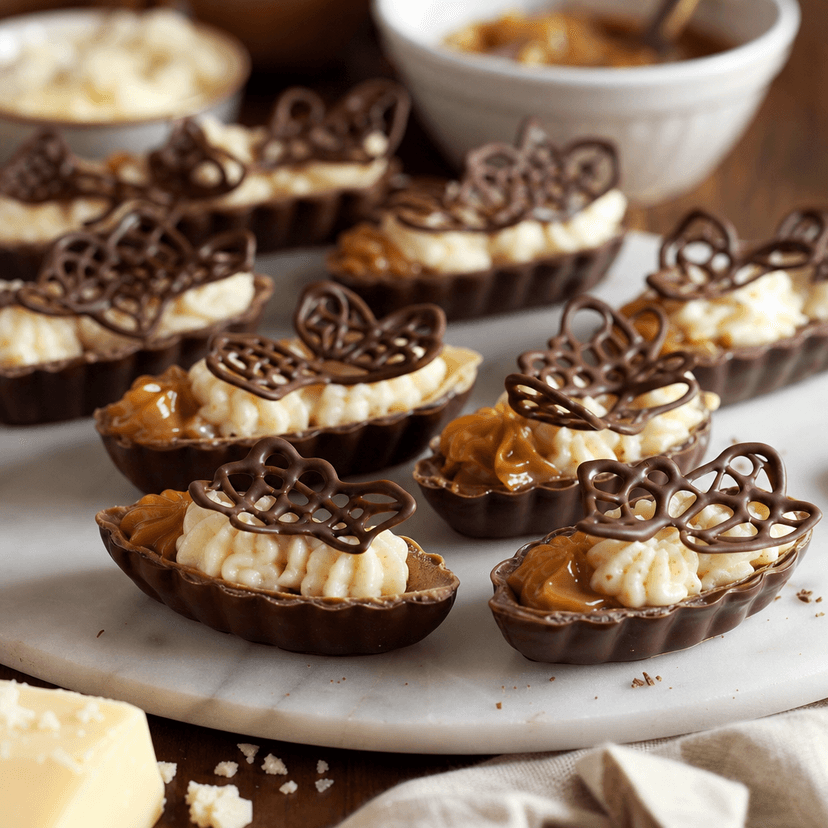 Barquetes de Bijou com Chocolate image
