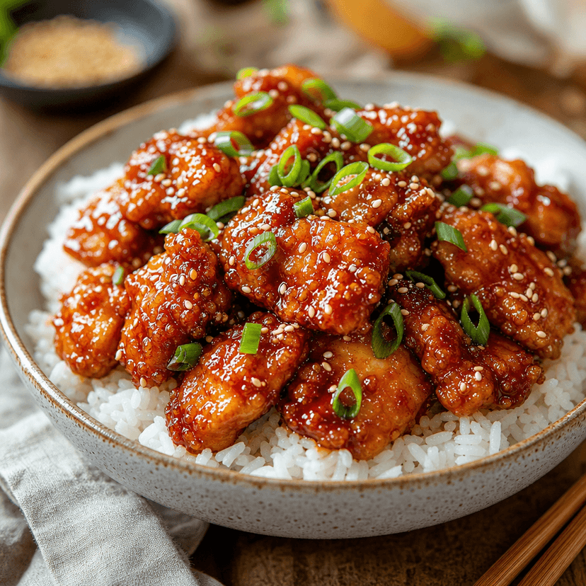 Extra-Crispy Korean Chicken Rice Bowls image