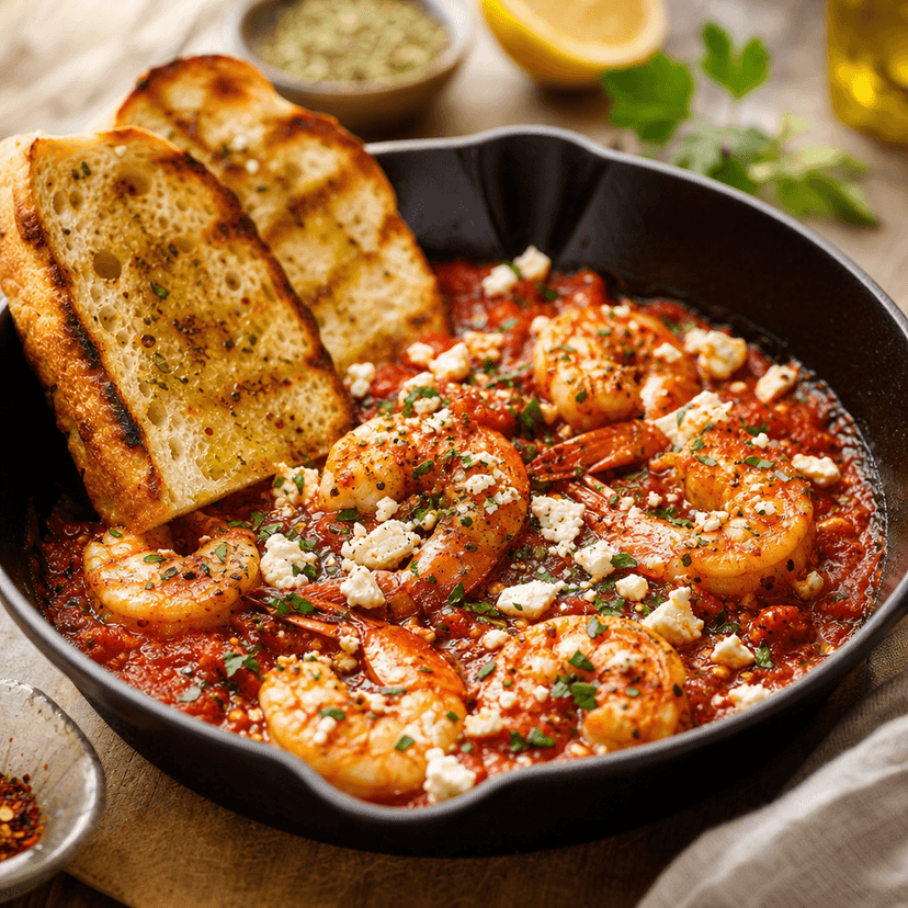 Fire Prawn Saganaki image
