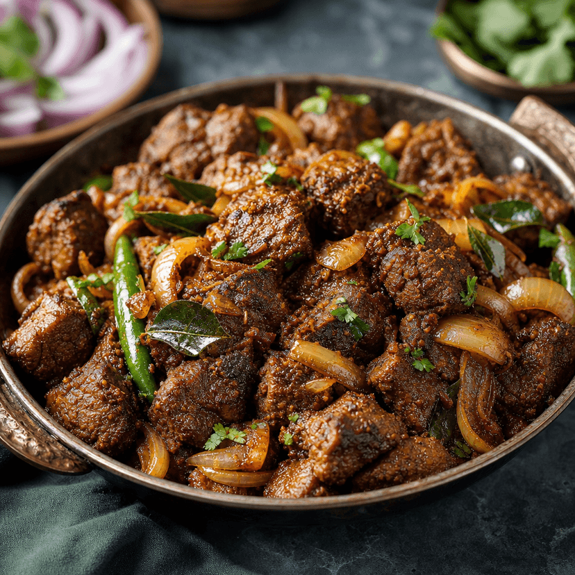 Spicy Boti Fry with Aromatic Onions image