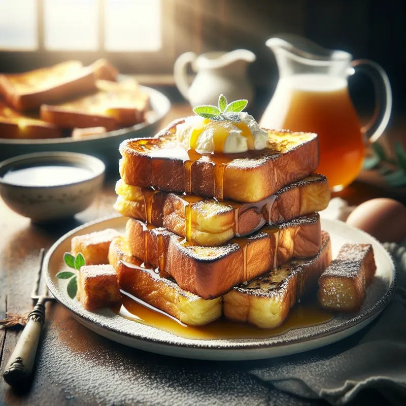 Maple Sugar Infused French Toast