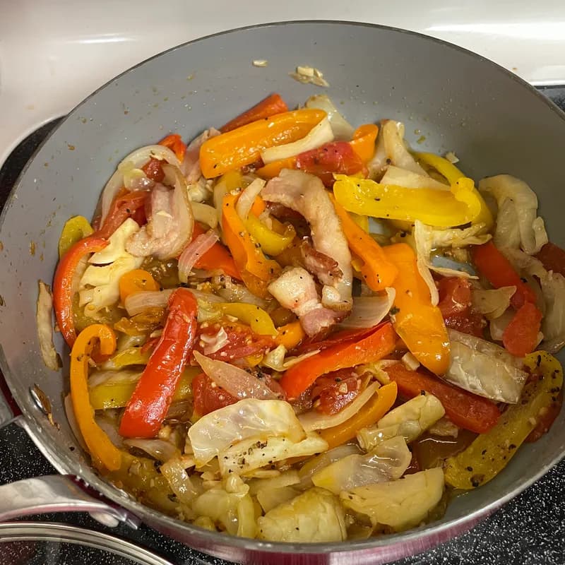 Veggie and Bacon Skillet image