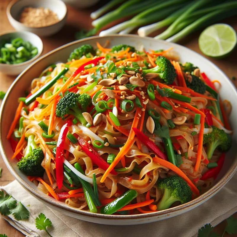Flavorful Vegan Pad Thai