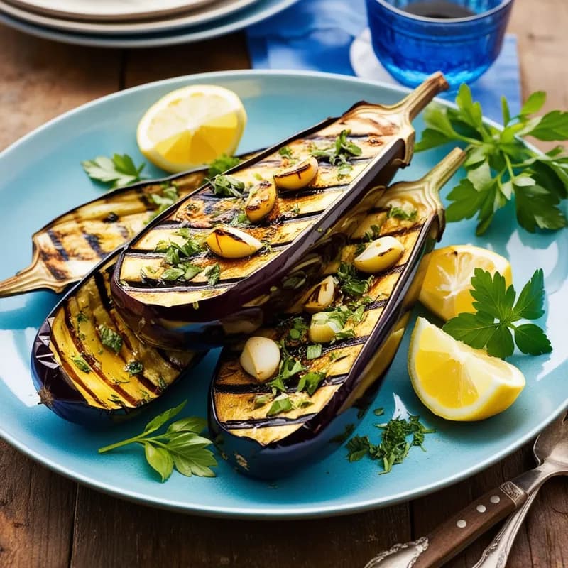 Savory Herb-Infused Grilled Eggplant