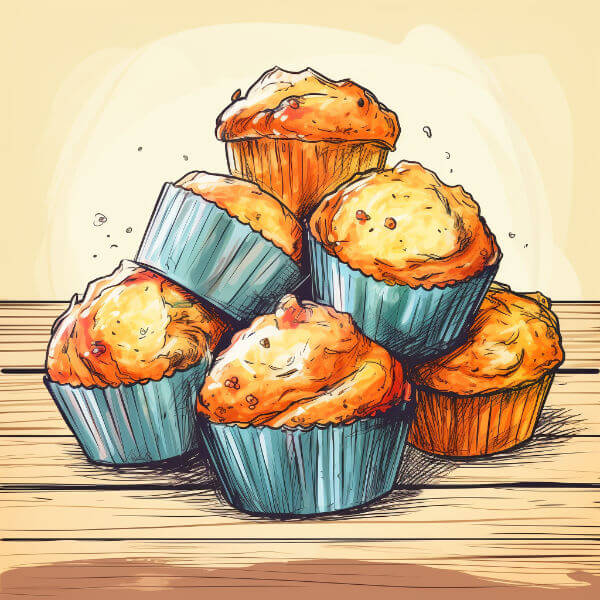 Decadent Chocolate Chip Bliss Muffins | DishGen Recipe
